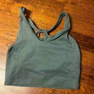 this green workout top